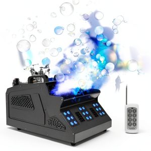 PAIDUN Smoke Bubble Machine Musical Instruments-0