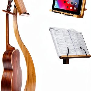Bamboo Sheet Music Stand LANYANZI T Shape Design-0