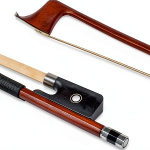 Brazilwood Cello Bow by Ebony Wood - 3/4 Size for Cellists-0